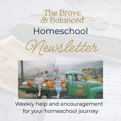 The Brace & Balanced Free Homeschool Newsletter